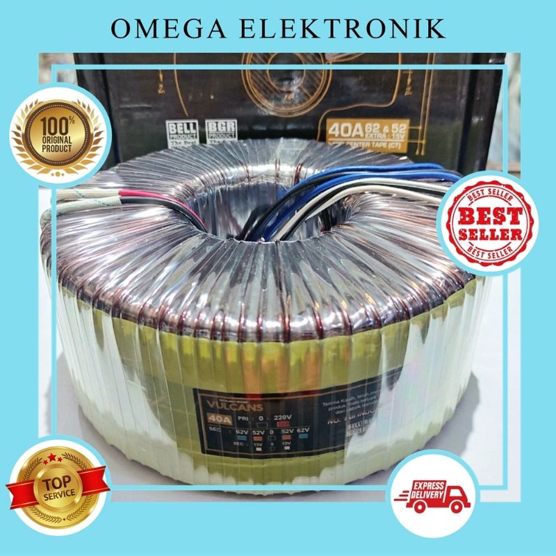 Travo Tiroid 40A CT 62 Vulcans/Travo Donat Vulcans 40A CT 62/Travo Toroid 40A CT 62 Vulcans