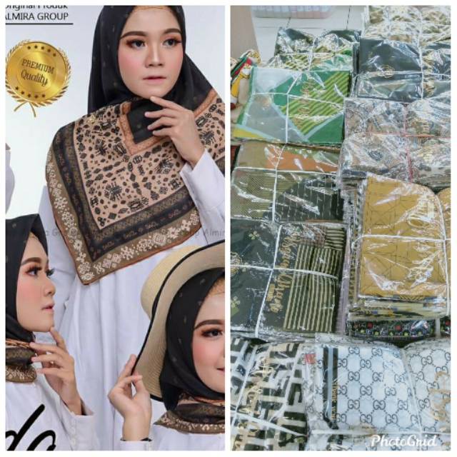 Kerudung segi4 denai terbaru