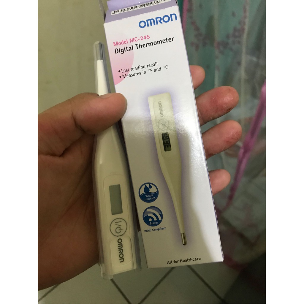 OMRON DIGITAL THERMOMETER MC-245 / TERMOMETER DIGITAL OMRON MC 245