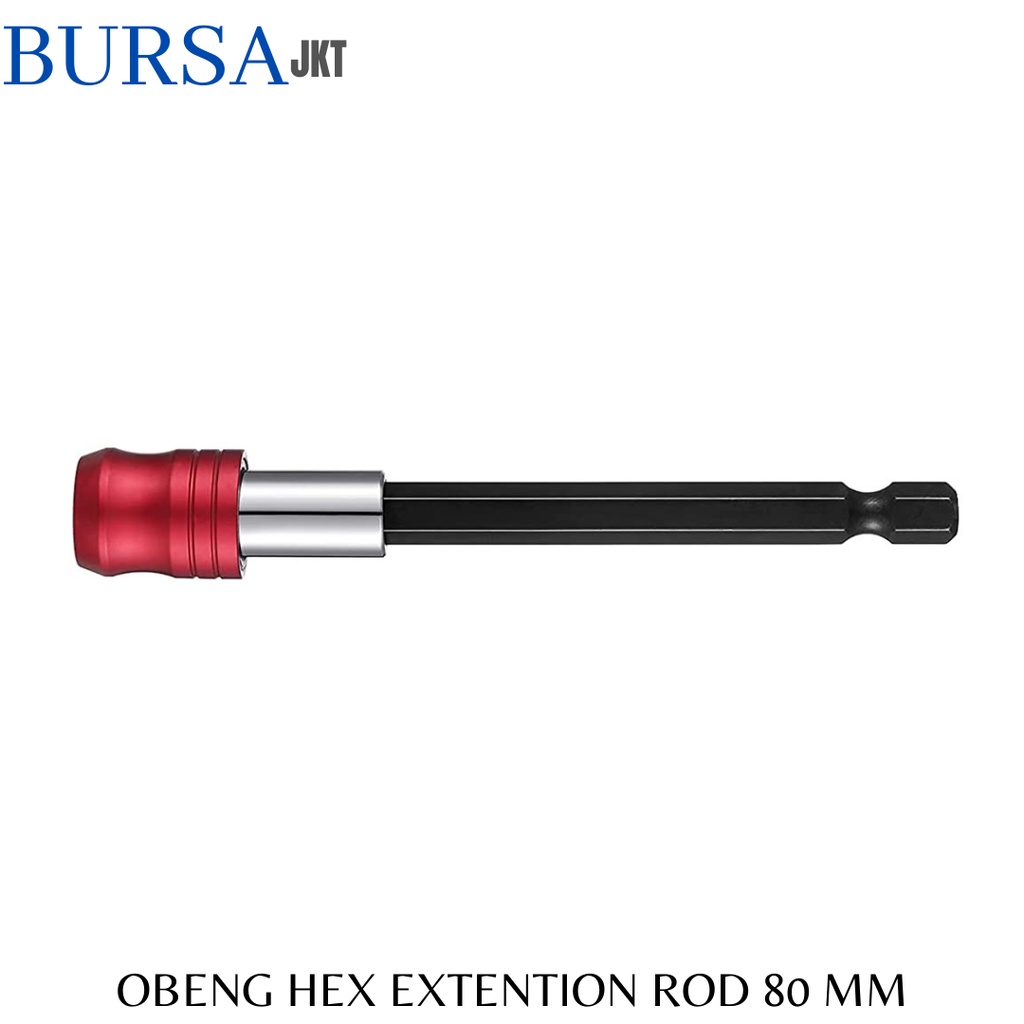 OBENG MAGNET  HEX EXTENSION 1/4 60 - 100 MM PEMANJANG BOR MATA OBENG