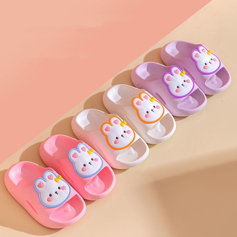 PROMO 12.12 PUNCAK Okaybaby B122 Sandal Slop Rabbit Import Anak Perempuan Karakter Lucu Bahan Karet Bagus Nyaman DI Pakai Termurah Sepatu Sendal Fahion Terbaru Kekinian