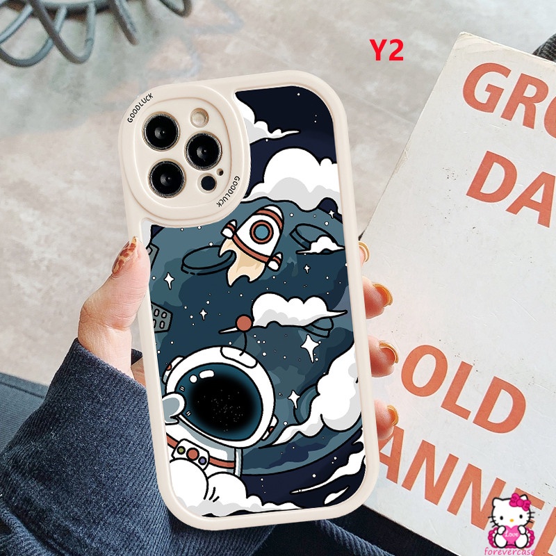 Casing TPU Redmi 9 9A 9T 9C NFC 10A 10C 10 Redmi Note 8 9 9s 11 10s 10Pro Note 10Pro 9Pro 10Pro Motif Kartun NASA