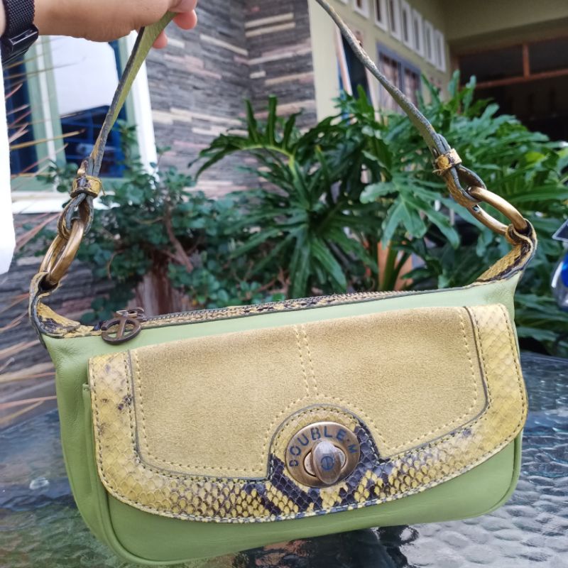 Shoulderbag kulit. Tas ketek. Double M Milano