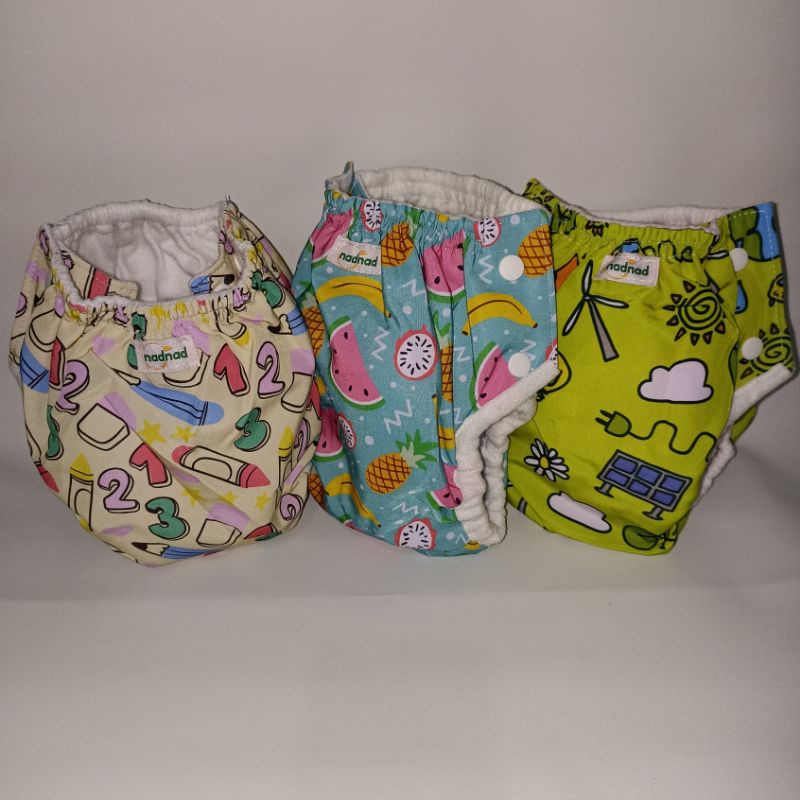 Promo Clodi Nadnad Cover celana S, M, L 7-17kg bayi 6b-3tahun 3Clodi +3insert pant pants latihan pip