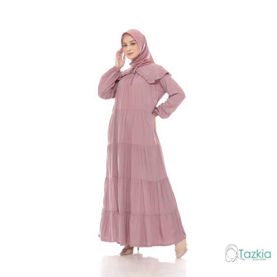 GAMIS LEBARAN / Fashion Baju Dress Gamis Muslim Wanita  Gamis Poppy Pink Dusty Winkle Mocca Machiato