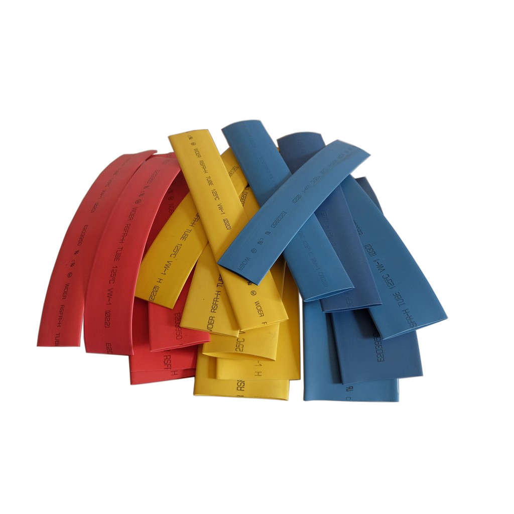 Heatshrink Tube Selongsong Kabel  Bakar 35mm Hitam  Merah  