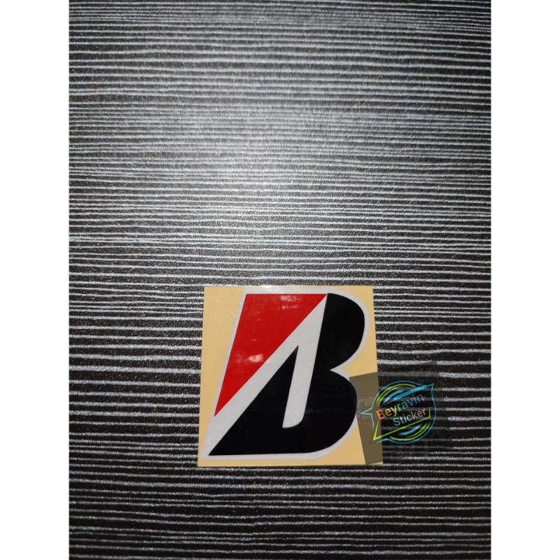 Sticker logo Bridgestone cutting