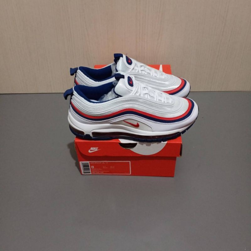 SEPATU NIKE AIR MAX 97 WHITE RED PUTIH MERAH