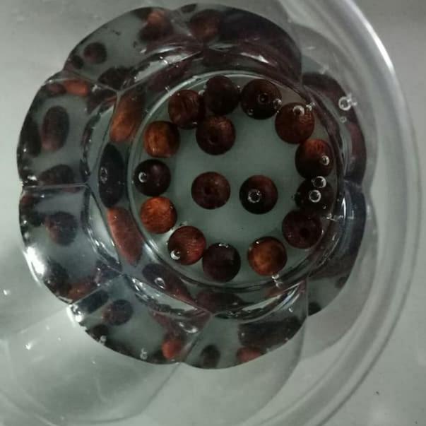 gelang rosario kayu stigi asli