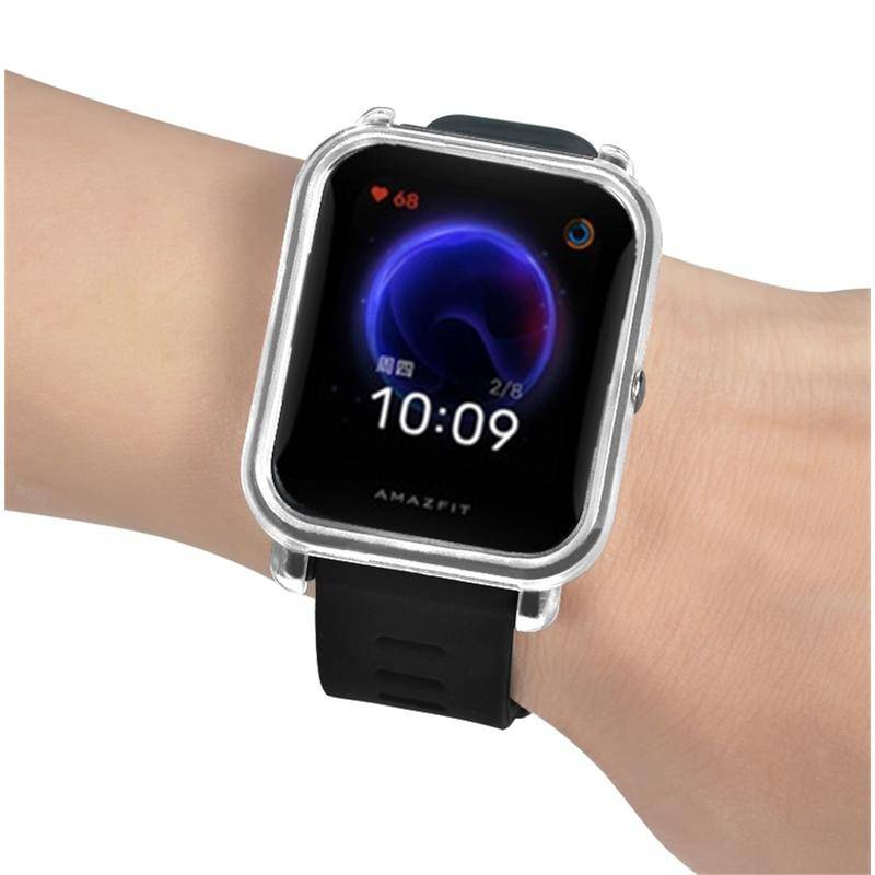 Plating TPU Case Cover Untuk Huami Amazfit Bip U/Bip U Pro/Bip S/Bip S Lite/Bip 1S/Bip Lite Frame Bumper Smart Watch Case Pelindung Shell