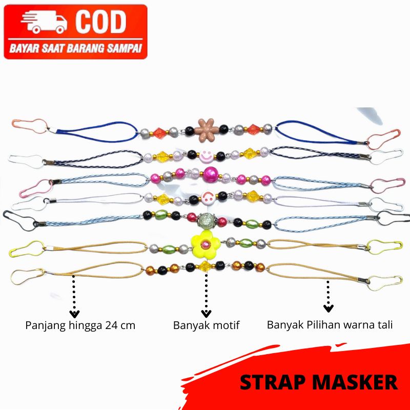 STRAP MASKER/TALI MASKER/GANTUNGAN MASKER/STRAP MASKER HIJAB/GANTUNGAN MASKER HIJAB/TALI MASKER MURA