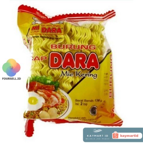 

Midara - MIe Burung Dara Kuning 200gr Mi Instan