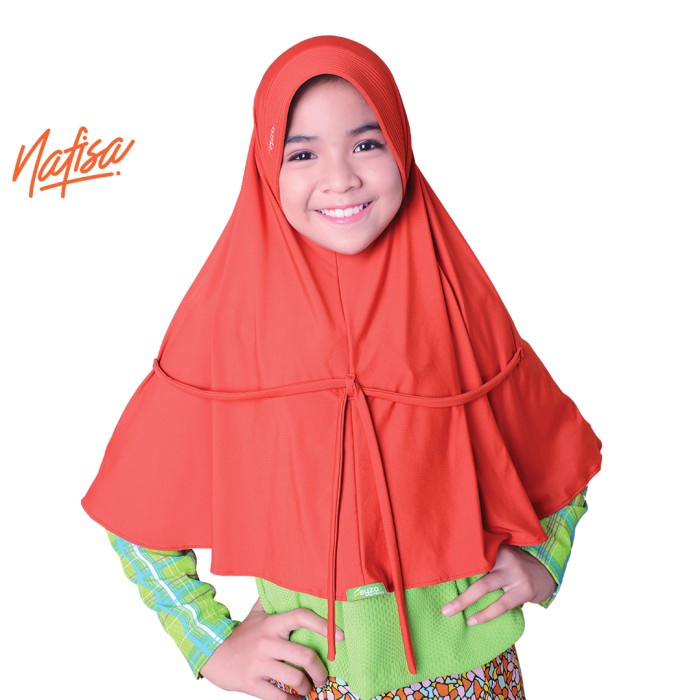 Nafisa Feyza Erlina | Jilbab Instan Bergo Anak Remaja Tali - Putih