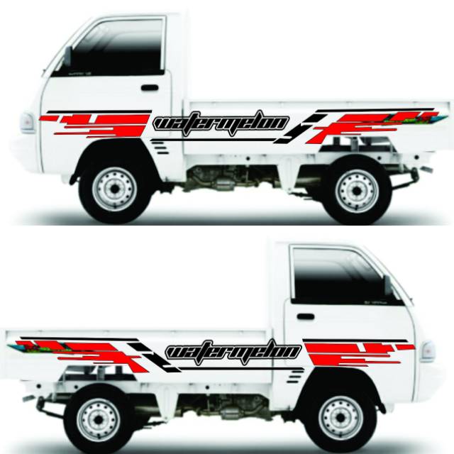 sticker stiker mobil pick up futura stiker body samping futura water melon