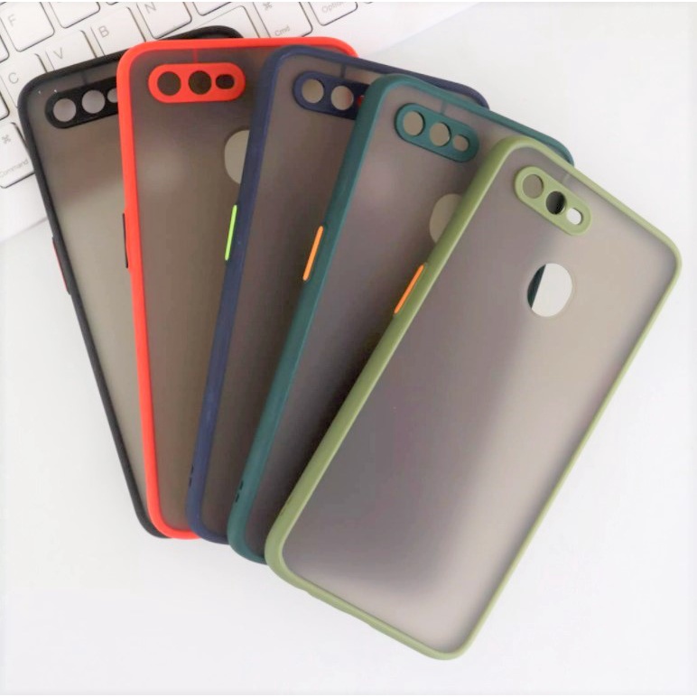 CASE MATTE OPPO F9 F9 PRO OPPO A5S A7 A11K TRANSPARAN FUZE MACARON MY CHOICE - FA