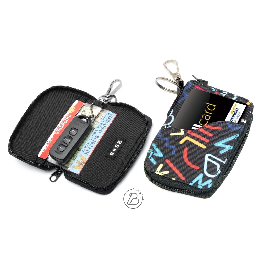 Dompet STNK Motor Mobil Kartu SIM eToll Gantungan Kunci Keyless Smartkey - BDSS109