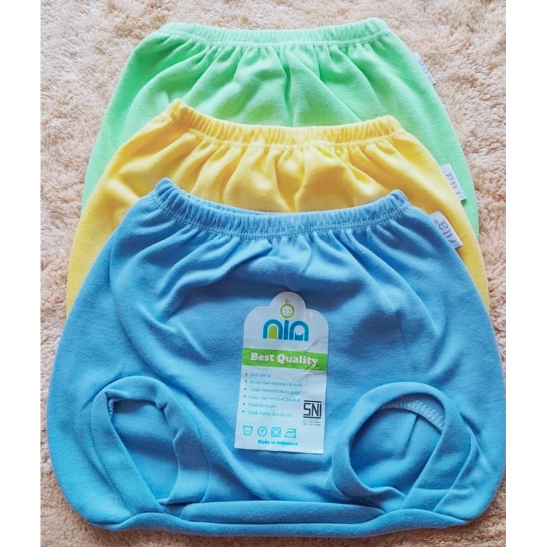 3PCS CELANA BAYI POP POLOS PREMIUM-CELANA BAYI POP NIA POLOS-CELANA BAYI NEWBORN