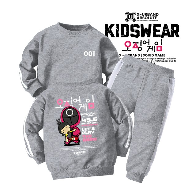 Setelan Anak Squidgame / Setelan Fleece anak Squidgame