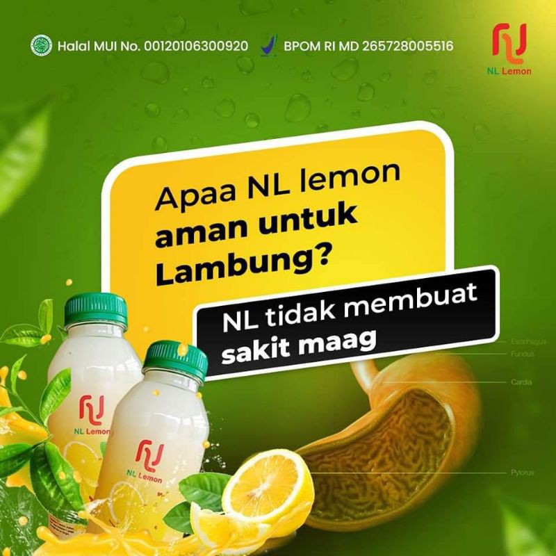 

Nutrilemon pure perasan jeruk Lemon ASLI