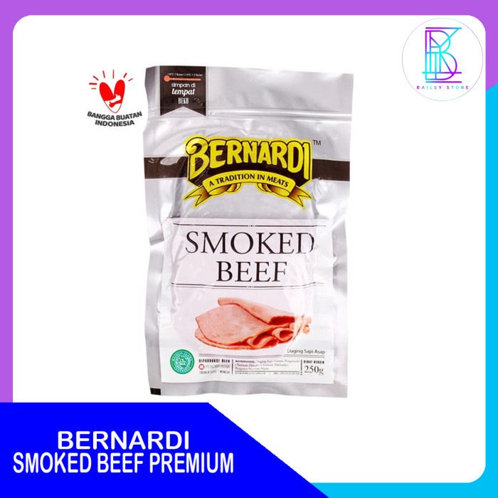 

Daging Asap - Bernardi Smoked Beef Premium 250 Gr/ Daging Asap Bernardi Premium