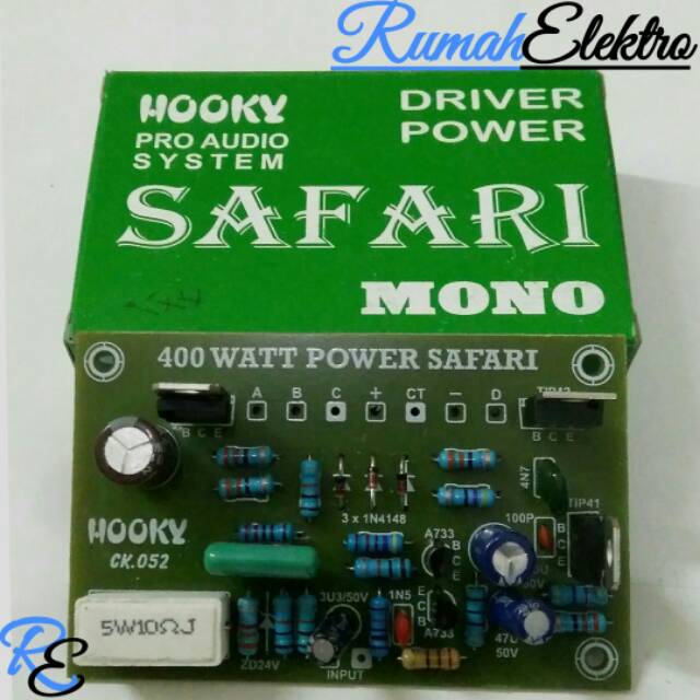 Kit Driver Power Safari Mono Hooky 400 Watt