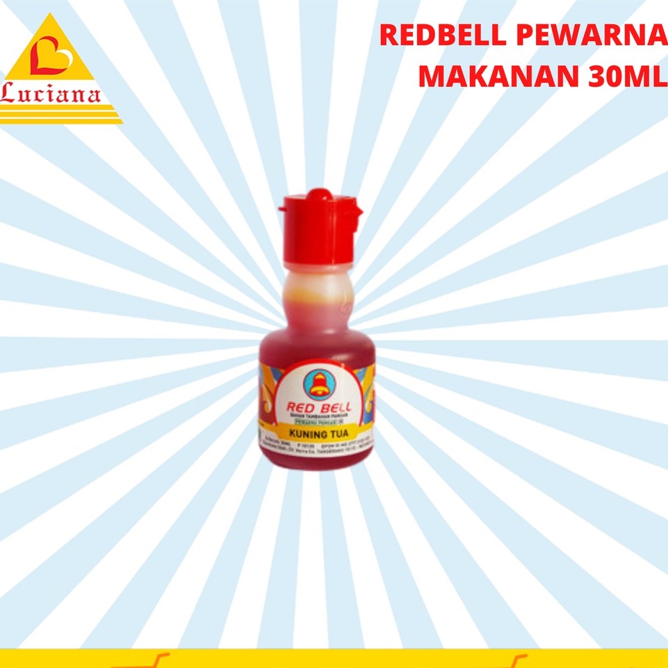 PEWARNA MAKANAN RED BELL 30ML - REDBELL PEWARNA MAKANAN CAIR MINUMAN - FOOD COLORING