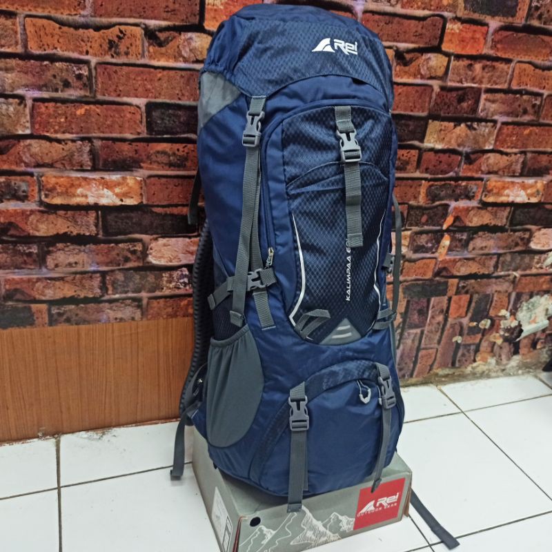 Tas Carrier Rei Kalimpaa 60L + Raincover