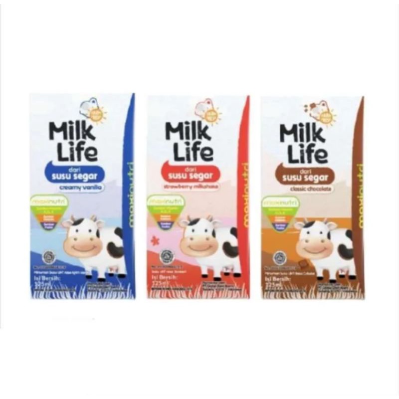 Susu UHT Milk Life 125 ml