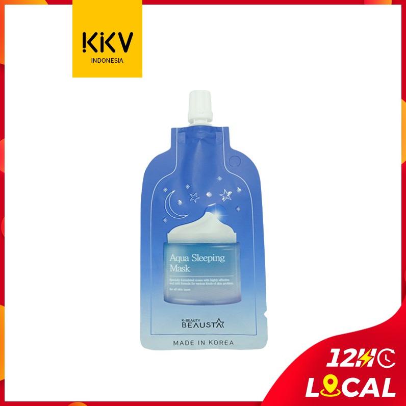 HOLLXMALL | KKV - BEAUSTA AQUA SLEEPING MASK 20ML / MASKER WAJAH / FACE MASK / MASKER KECANTIKAN