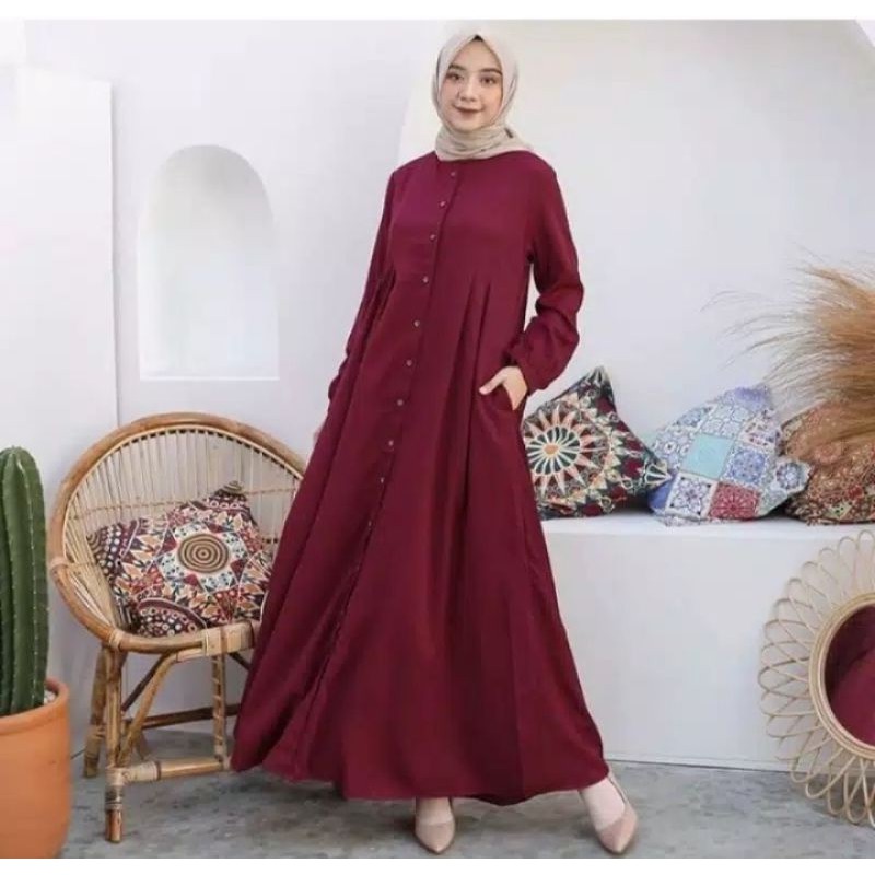 Nana dress bahan tory burch