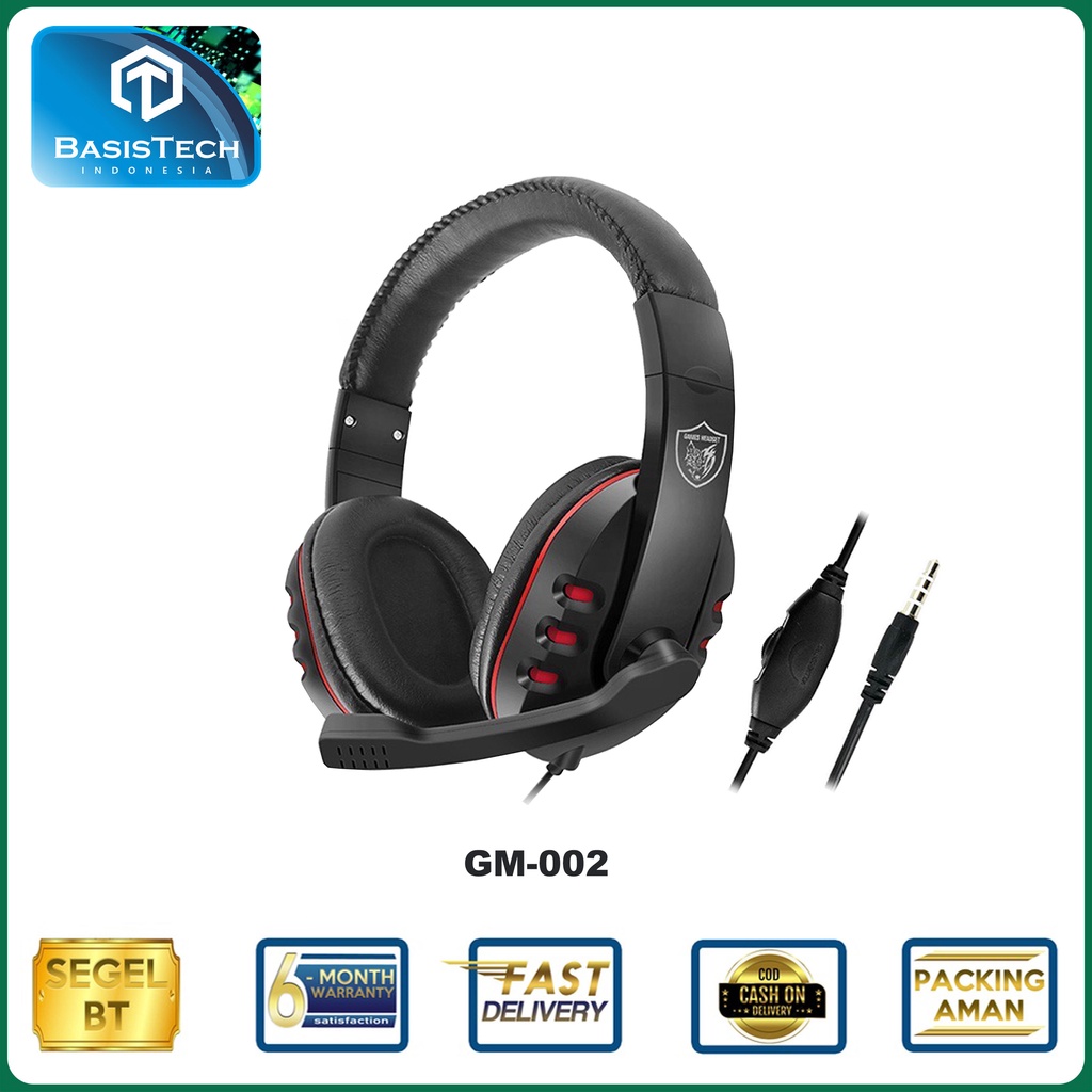 HEADSET GAMING HIGH DEFINITION GM-001 PGM-002 HEADPHONE GAMING SUPER QUALITY