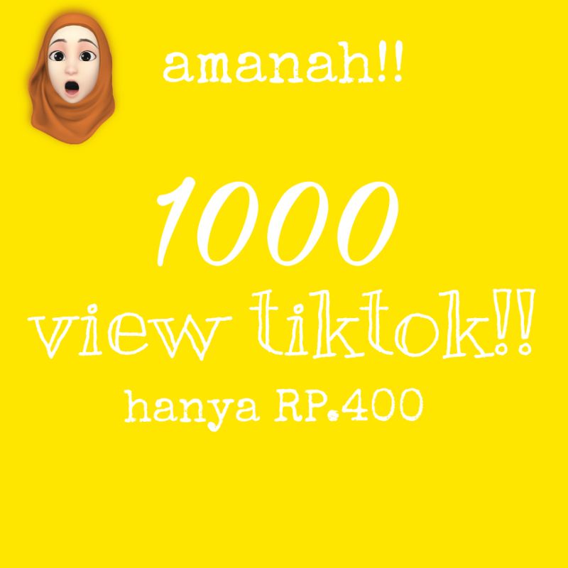 view tiktok murah..