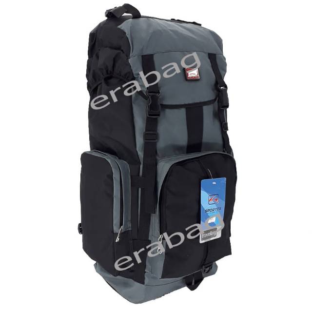 Sportex Tas Gunung Tas Keril Tas Carrier Tas Camping Tas Hiking 60 liter 04w4 Abu kombinasi