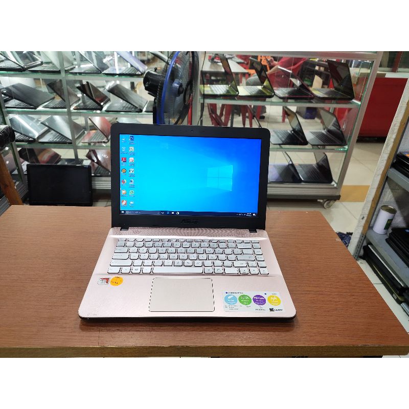 Laptop Asus X441B RAM 4GB HDD 1TB Warna Rose Gold sesuai gambar windows 10 14inch