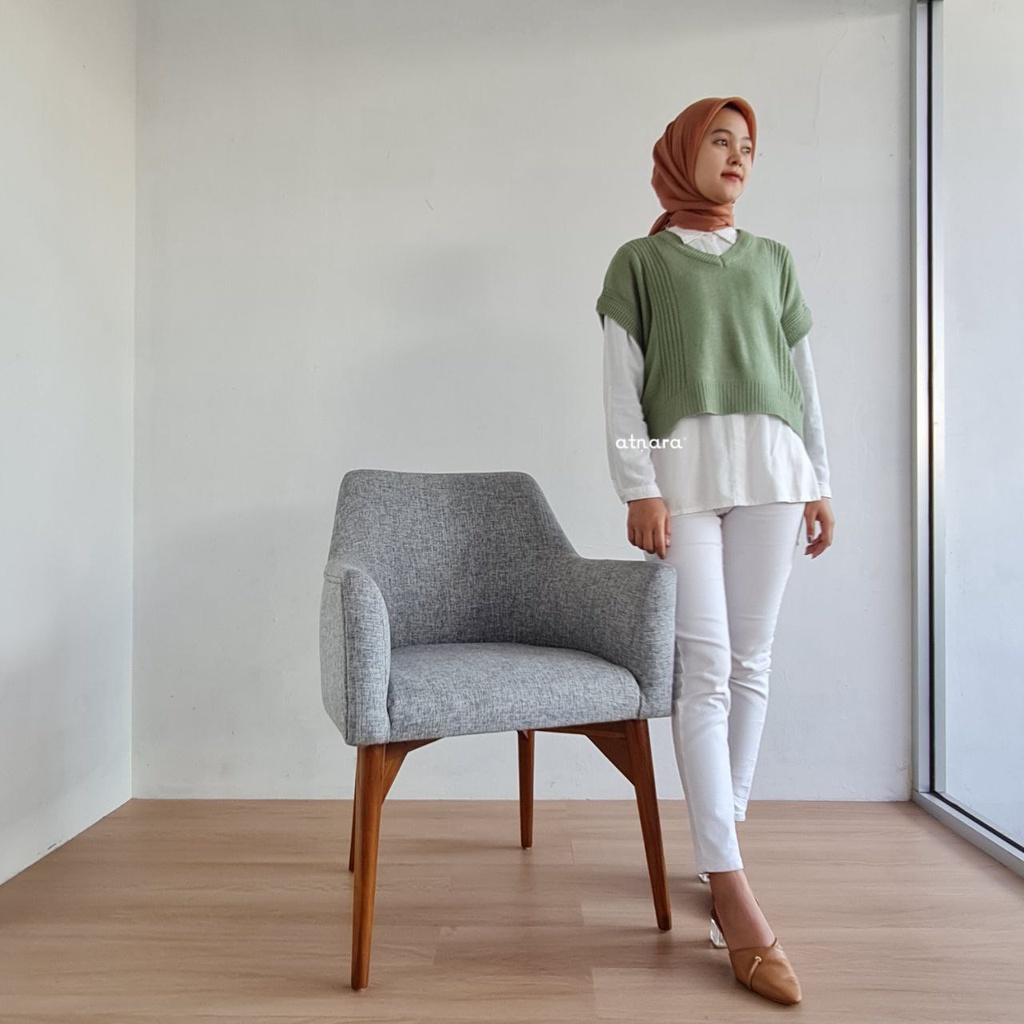 Nara Grosir - Maura Vest | Fashion Terkini | Sweater Termurah