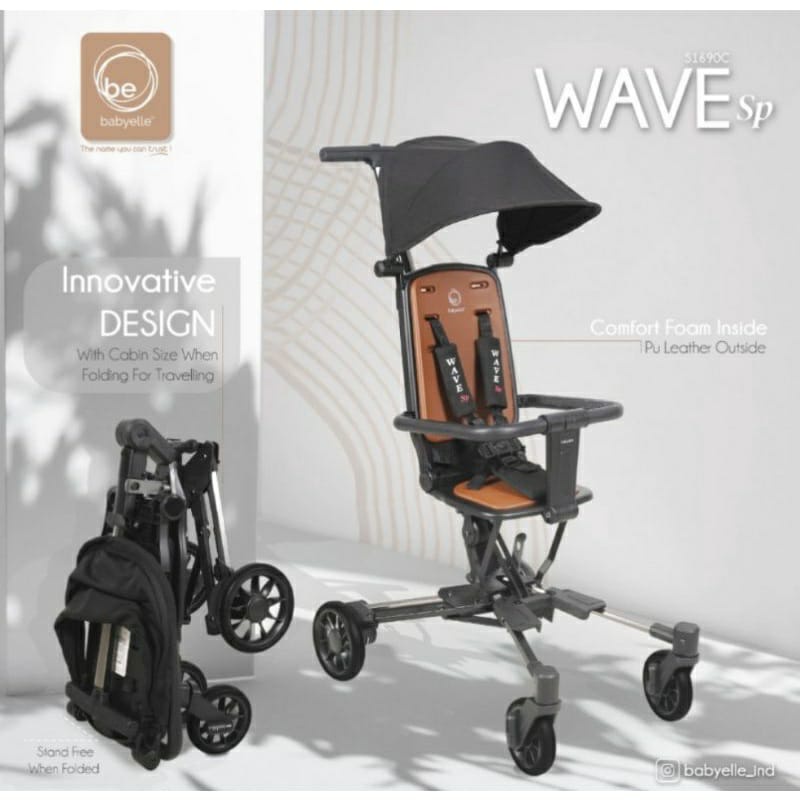 Babyelle Stroller Wave SP S1690C - Kereta Dorong