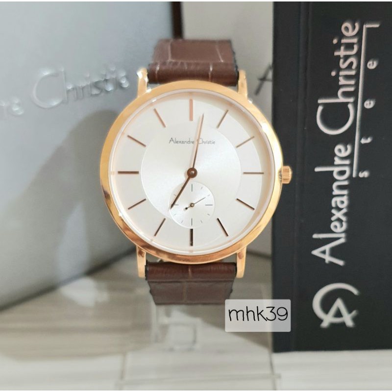 JAM TANGAN WANITA ALEXANDRE CHRISTIE AC8575LS KULIT