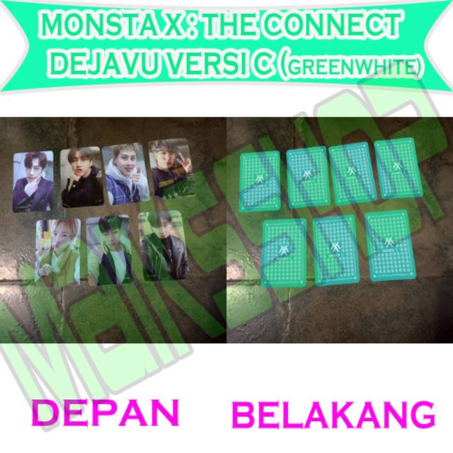 Monsta X The Connect Dejavu Photocard Kpop