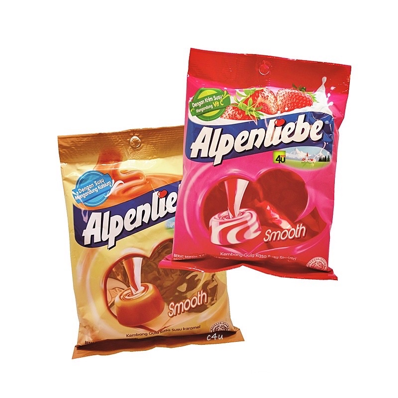 

Permen Alpenliebe Smooth Creamy Caramel Strawberry isi 50 butir / Permen Lunak Alpenliebe Smooth Karamel