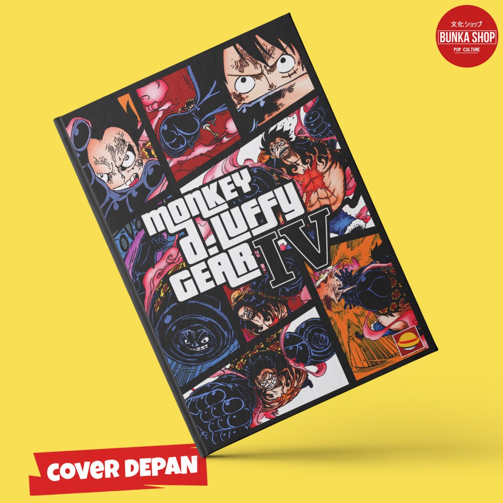 

Note Book Anime One Piece Luffy Gear 4th Hardcover A5 Buku Tulis Catatan Note Agenda Planner Jurnal