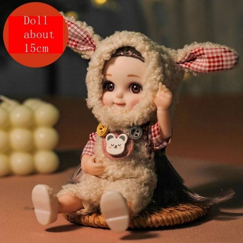 New Series Boneka BJD 16 cm super kostum musim dingin