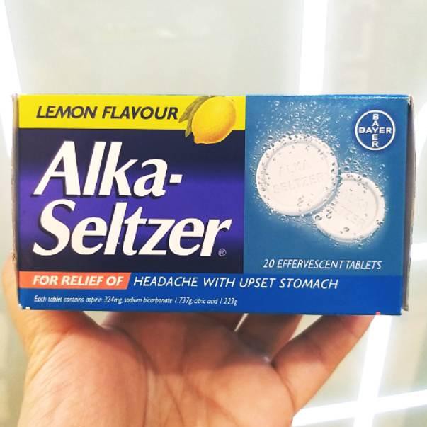

☈ [READY!] Alka Setzer Lemon Flavour Bayer ™