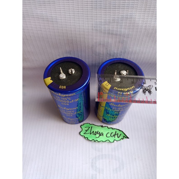 elco 10000uf 80v rubycon biru