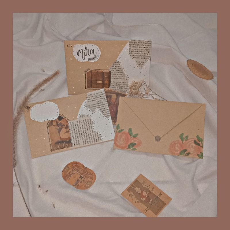 

AMPLOP AESTHETIC VINTAGE / SURAT AESTHETIC / KARTU UCAPAN