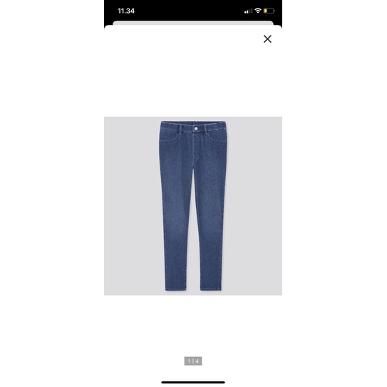 Sale Uniqlo Cropped Denim Legging Pants