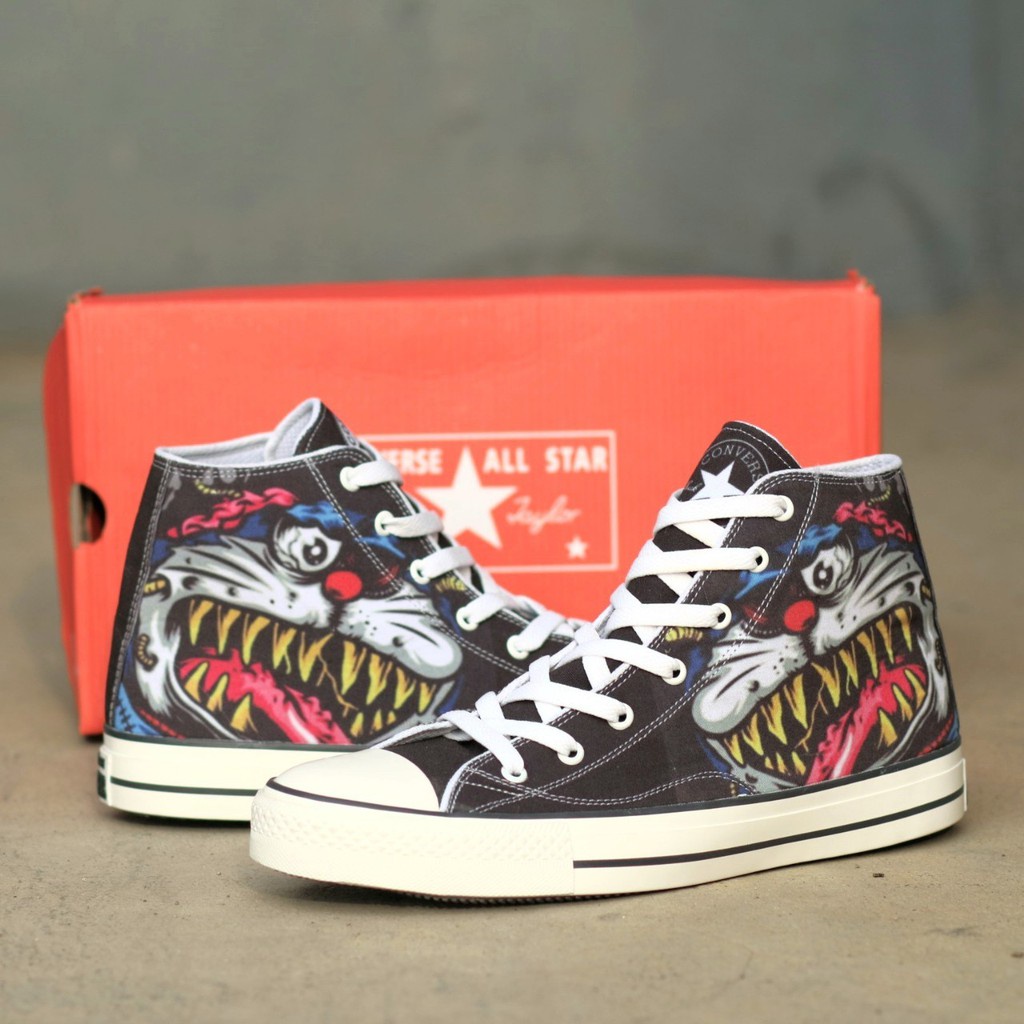 SEPATU ALL STAR CONVERSE 70S MOTIF DORAEMON HIGH PREMIUM SEPATU BANDUNG