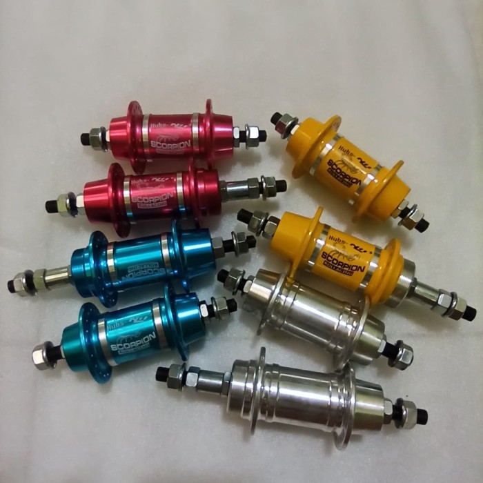 hub scorpion 36H ulir sealed bearing loncer laker warna sepeda Vintage