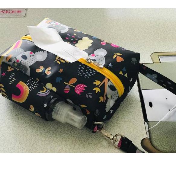 Best Product tas tisu Pouch tissue travel kit 4 in 1 new normal bukan 3 in 1 0II ★