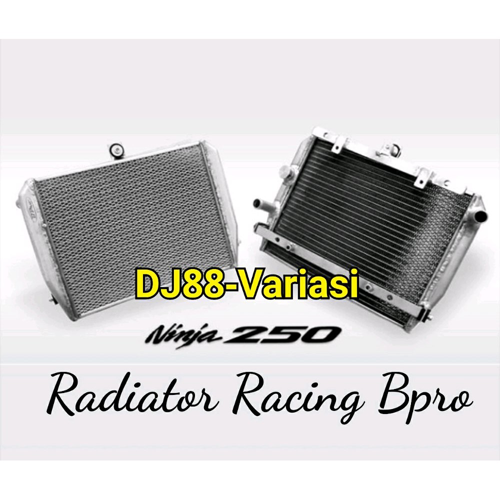 Jual Radiator Bpro ninja 250r ninja 250 fi radiator racing besar