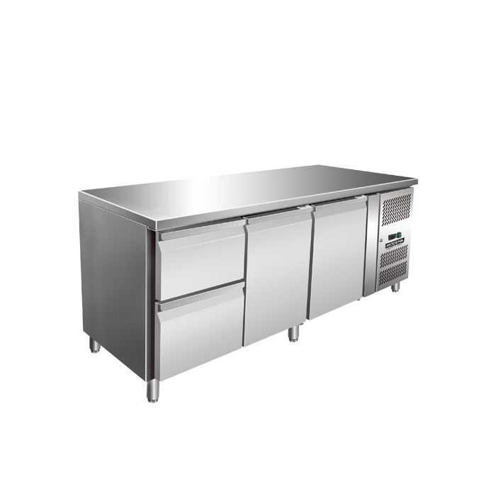 Modena CC 3221 Undercounter chiller with 2 doors and 2 drawers/Chiller undercounter 2 pintu - 2 laci